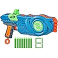 Nerf Elite 2.0 Flipshots Flip-8 Blaster, 8 Dart Barrels Flip to Double Your Firepower, 8-Dart Capacity, 8 Nerf Darts, F2549