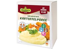‎WERNER'S Werner´s Kartoffelmus / Püree - Großgebinde - 4 x 0,5 kg in einem Karton, entspricht: 4 x 16 Portionen, glutenfrei, laktosefrei