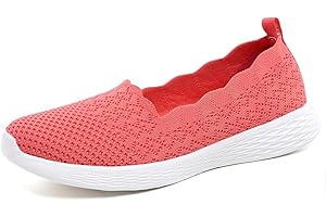 Puxowe Scarpe Mocassini Slip On da Donna Eleganti Leggere Fitness Casual Outdoor Passeggio Maglieria Piatte Sneakers