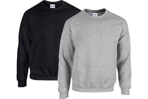 Gildan 2er Herren Sweatshirt Heavy Blend Sweat M L XL 2XL 3XL 4XL 5XL in verschiedenen Farbsets & HLKauf-Block