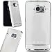 Produktbild Samsung S6 Edge Weich Silikon Hülle , VertTek Überzug Plating Individuell Dot Case für Samsung Galaxy S6 Edge Ultradünnen Leichtgewichtt Etui Anti-Slip Neuheit Selbstklebend Sticky Case Anti-Rutsch Protective Back Cover