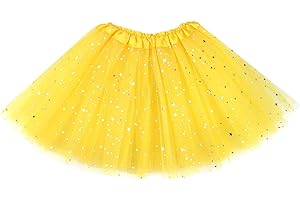 Auranso Jupe Filles Tutu Filles Princesse de Ballet Enfants Robe De Fête 2-7 Ans