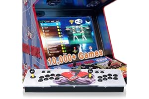 GEHEN Originale Pandora Saga Box, Console di Gioco Arcade, Giochi 10000 in 1, Arcade Divertente 8 Tasti Classico Old School, TV HDMI VGA 720p HD, Supporta Fino a 4 Giocatori