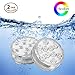 Schwimmbad Licht,Unterwasser Wasserdichtes LED-Licht mit RGB Controller, Multicolor RGB Kreativ Poolbeleuchtung für Party,Urlaub,Garten,Vasenbasis, Zuhause Dekoration, Aquarium,Halloween, Weihnachten,Untertauchbar Pools,Gartensaunas & Whirlpools Beleuchtung(Ein Paar,Batterien Nicht Enthalten)