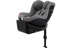 CYBEX Gold fotelik samochodowy Sirona Gi i-Size Comfort z bazą, Od ok. 3 miesięcy do 4 lat (Od urodzenia z wkładką niemowlęcą), Maks. 20 kg, 61–105 cm (Od 40 cm z wkładką niemowlęcą), Lava Grey