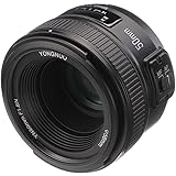 YONGNUO YN 50mm F1.8 Standard Prime Objectif Grande Ouverture Auto Mise Au Point Manuel AF MF pour Nikon DSLR Caméras