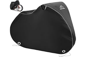 TEAMOBSIDIAN Team Obsidian Funda para Bicicleta Exterior Impermeable - 210D Oxford - Protección UV Anti Polvo y Lluvia con Orificios para Candado - Guarda Bicicletas Exterior - Cubre de 1 a 3 Bicis