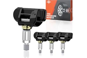 GEAREVER 4 Tlg, sensore di pressione pneumatici, sistema di controllo della pressione dei pneumatici, sensore TPMS RDKS 433 MHz, per Mercedes C/CLA/GLC/CLS/E/S/GLE, classe W176 W205 C207 W212, TPMS