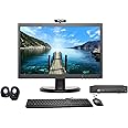(Refurbished) HP EliteDesk 19" All-in-One Desktop Computer Set (Intel i5 6th Gen/8 GB DDR4 RAM/256 GB SSD /19" HD Monitor+Tiny CPU+KB+Mouse+ HD Webcam+Speakers+WiFi/Windows 11/MS Office)