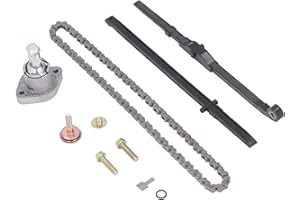 ONEWER Kit catena distribuzione motore, kit tendicatena distribuzione leggero ad alta precisione professionale durevole per la maggior parte degli scooter cinesi con motori 150cc GY6