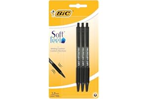 BIC Soft Feel Click Grip Fine Czarny 3 Penna a Sfera