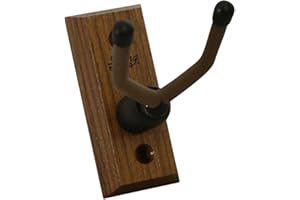 String Swing - Support mural universel pour ukulélé mandoline - compatible forme Pineapple/Concert ou autre et toutes marques - pour maison studio - fabriqué aux États-Unis - Noyer noir