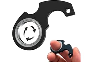 Horypt Fidget Spinning Keychain, novità Fidget Spinner Toy, Giocattoli Portatili per Esercizi con Le Dita e rilassamento, Portachiavi Multifunzionale Spinner per Adolescenti e Adulti