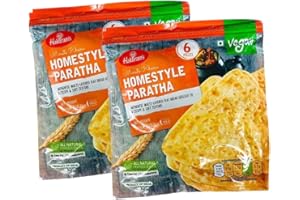 VEENAS Haldiram's Homestyle Paratha| 6Pcs | 360G | Paratha | Ready to Eat | 100% Fresh | Indian Origin B1G1