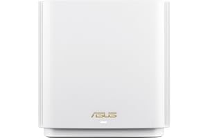 ASUS ZenWiFi XT9 AX7800 Tri-Band WiFi6 Mesh WiFiSystem (1Pack), 802.11ax, up to 2850 sq ft & 4+ Rooms, AiMesh, Lifetime Free Internet Security, Parental Controls, 2.5G WAN Port, UNII 4, White