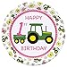 Produktbild Party-Destination 192044 John Deere Rosa 1st Birthday Dinner Plates