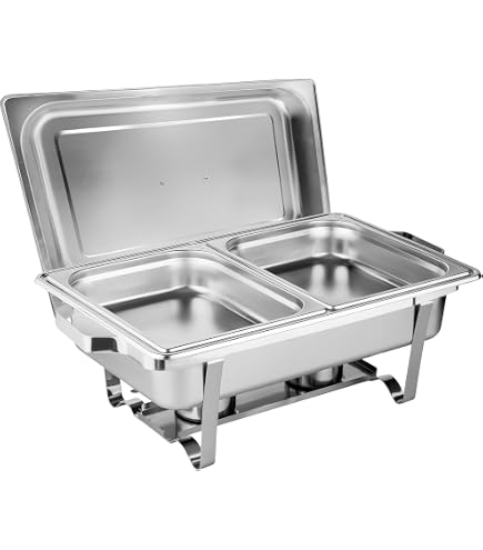 Mahlzeit Chauffe-Plats Inox - Récipient Buffet Professionnel Pour Fêtes & Événements - Format Gastronorm 1/1