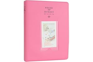 Anter 128 Tasche Mini Album fotografico Compatibile con Fujifilm Instax Mini 11 8 8+ 9 7s 25 26 50s 70 90 Fotocamera istantanea e targhetta nome