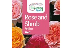 YOUGARDEN Blooming Fast Organic Rose & Shrub Fertiliser 1kg Bag