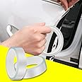 QBUC Car Door Edge Guard Clear Universal Door Sill Protector Car Door Trim Edge Guard Protection Film Anti-Collision Fits for Most Car,0.8in16ft(2cm5m) Transparent