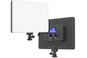 Obeamiu LED Video Light, Camera Light with 4000mAh Rechargeable Battery Support Type-C USB Power Supply, Portable Photo video Lights for Outdoor Indoor Photography Live Streaming Zoom Calls Filming