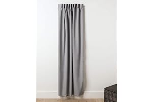 Trend Furnishings Caravan Grey Door Curtain Perfect for Caravan Motorhome campervans (44" Width x 78" Drop single door curtain)