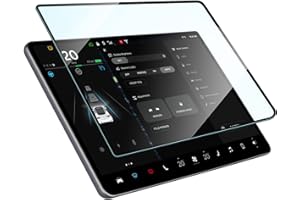 LANTU Folia Ochronna do Tesla Model Y 2025 i Model 3 2024-2025, Szkło Hartowane 9H Antyodblaskowe i Odporne na Odciski Palców Akcesoria Tesla