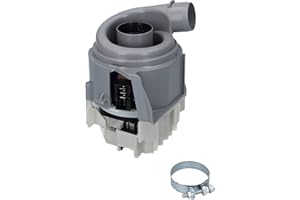 DEKAROX Heizpumpe für Bosch Siemens 12014980 1BS3610-6AA für Spülmaschine Geschirrspüler wie iQ100 iQ300 iQ500 iQ700 Serie 2 Serie 4 Serie 6 StudioLine Extraklasse
