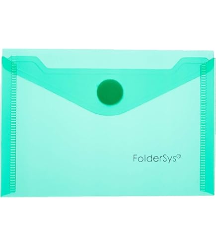 Buste Con Bottone FAVORIT A4 - Polipropilene Opaco, Confezione Da 5 Pezzi, Colori Assortiti - Foto 9