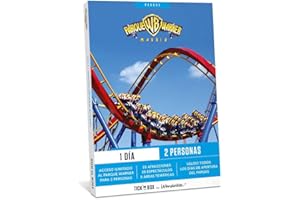 Tick&Box - Caja Regalo - Parque Warner - Entrada de 1 Día para 2 Personas - Visita el Parque de Atracciones más emocionante de Madrid - Regalos Originales para Mujer y Hombre - Válido por 2 años
