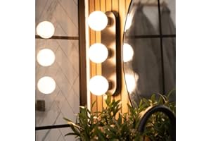 ValueLights | Orbital 3 Way Matt Black Wall/Ceiling Light with a Opal Glass Globe Lamp Shade | Bath Wall Lights, Home Décor & Improvement Essential | Includes Bulb [6500K Cool White]