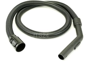 DECLEAN Tubo flessibile per aspirapolvere, 2 metri, compatibile con Kärcher WD 3,4,5, WD 3.200, WD 3.300, WD 3.500, WD 3.800, completo di manico