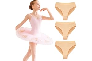 Domee Majtki Balet Bawełniane Majtki Taniec Gimnastyczny Dziewczynka 3 sztuki