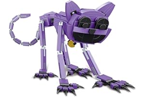 Kouipoie Zestaw klocków budowlanych Cat, 354 szt., zabawki dla dzieci i dorosłych, prezent dla dziewcząt i chłopców, 5, 6, 7, 8, 9+ lat (kot nap)