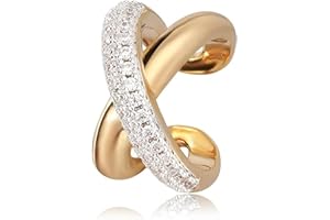 Jenosy Ear Cuff Gold Damen Nicht Piercing Öffnen Wrap