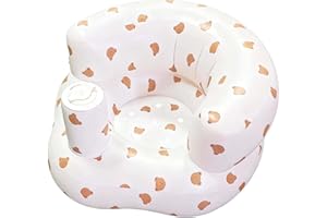WNXBFO Inflatable Baby Chair, Infant Seats for Sitting Up 3 Months, Built in Air Pump Back Support Seat, Train Babies to Sit Steadily Baby Sitting Chair