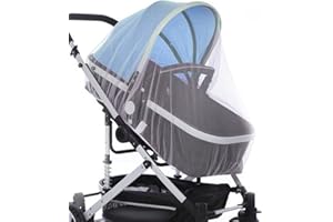 UTEFIF Juego de 2 mosquiteros universales de malla fina para cochecitos, cunas y cunas de viaje, tamaño 66 x 72 cm