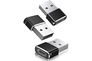 USB to USB C Adapter 3Pack,Type C Female to USB A Male Charger Cable Converter for Apple iWatch 8 7 SE,MacBook,iPhone 11 12 1