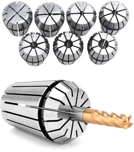 Uxcell ER25 Collet Chuck Holder – 25mm X 100mm Straight Shank Milling Chuck For CNC/Lathe - View #11