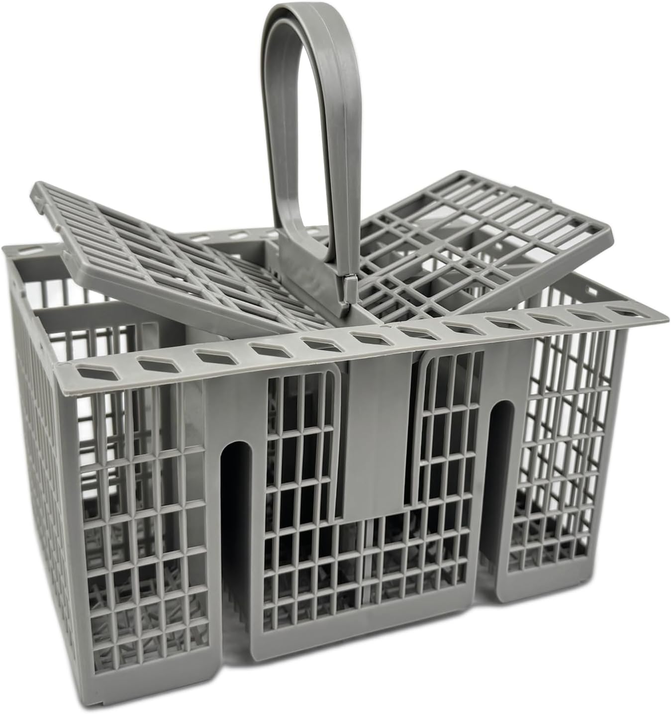 TERRARIDE Cesta para cubiertos para cesta inferior 22,5 x 21 x 16 cm para Hotpoint, Indesit,Whirlpool Bauknecht Ikea 488000386607,99673-8729,C00257140,C00386607 - Cesta para lavavajillas