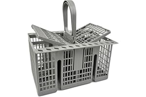 TERRARIDE C00257140, C00386607 Panier à couverts pour lave-vaisselle Hotpoint, Whirlpool, Indesit 99673-8729, Porte-Couverts pour Lave-Vaisselle, Panier à Couverts de Rechange