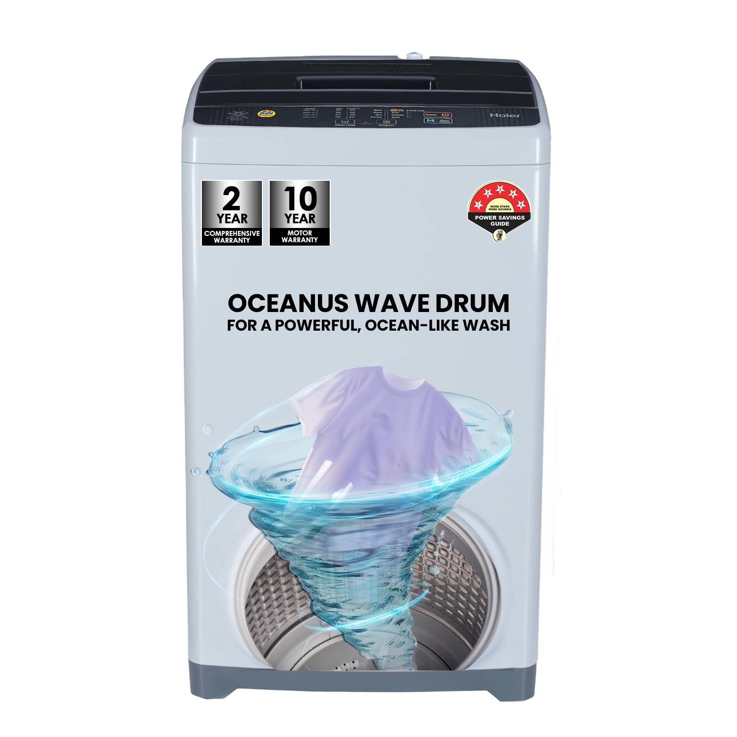 Haier 6 kg 5 Star Oceanus Wave Drum Washing Machine Review: Top Load Efficiency in Moonlight Silver