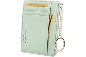 Cynure Women's 8 Cards Slim Minimalist Card Holder Coin Changes Purse Front Pocket Wallet B07VXC7YQ8