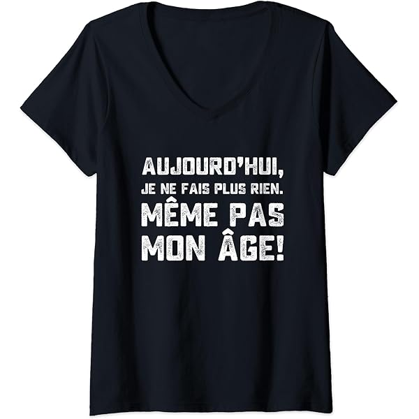 T-shirt Unisexe Drôle De Chat Noir Grincheux - Message "Pas Aujourd'hui, Pas Demain, Pas Jamais !" - 100% Coton