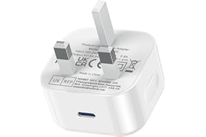 UGKENT iPad Plug USB C,25W New Apple iPad Charger Plug Fast Charge UK for i Pad Pro 12.9 11 13 inch 4th 5th 6th M4 2024 Generation/Air 10.9 11 13 inch 5th Gen M2 M3/Mini 6 A17 Pro/Pad 10th 2022 A16 11th 2025