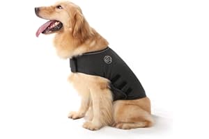 Mint Dog Anxiety Relief Coat,Lightweight Wrap Anxiety Jacket Shirt for Anxious Pets Keep Calming Comfort (Grey, L)