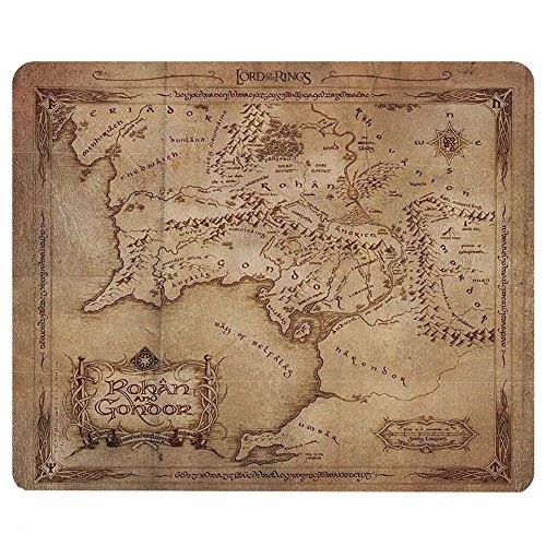 Preisvergleich Produktbild Herr der Ringe - Mittelerde Karte - Mauspad / Offizielles Merchandise