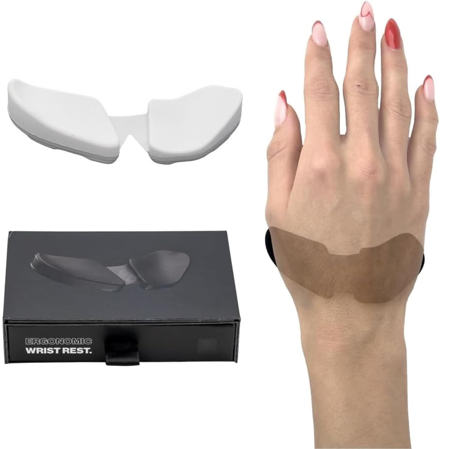 Cocoonkart Right-Handed Ergonomic Wrist Rest for Comfort and Pain Relief