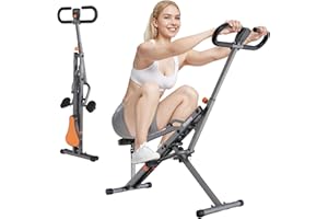 Niceday 4-en-1 Máquina de Sentadillas, Entrenamiento de Abdomen, Glúteos y Piernas, Equipo Fitness para Casa Plegable, Máquina Abdominales para Tonificación Muscular y Quema Rápida de Grasa del Core