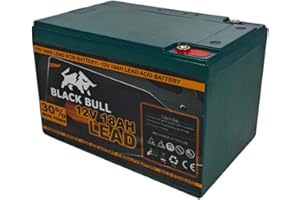 FORÇA BlackBull BleiGelAkku AKKU 12V 18AH ersetzt 15AH, 14H, 12AH BleiAkku für E-Scooter